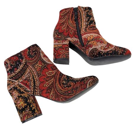 prada paisley boot|designer Prada booties.